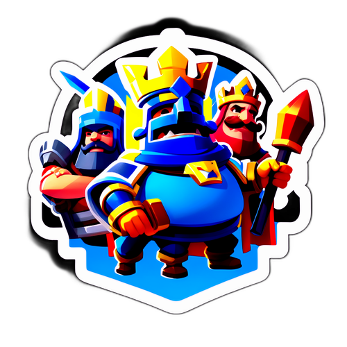 Desenho de Cena do Clash Royale
