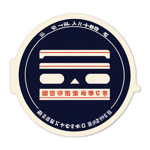 南海電鉄駅名標のノスタルジックステッカー