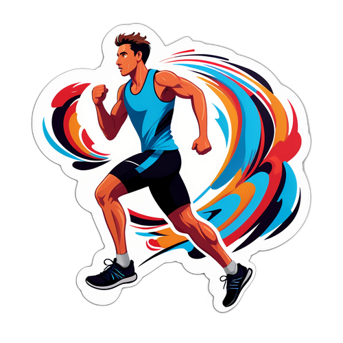 Adesivo Dinâmico de Corrida