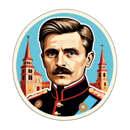 Portrait stylisé de Franz Ferdinand