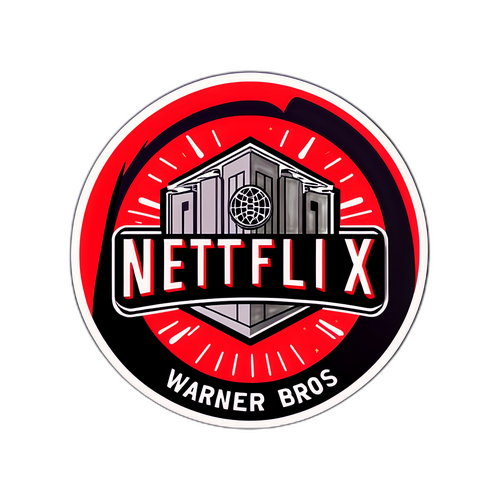 Ating Disenyo ng Sticker ng Netflix at Warner Bros Discovery