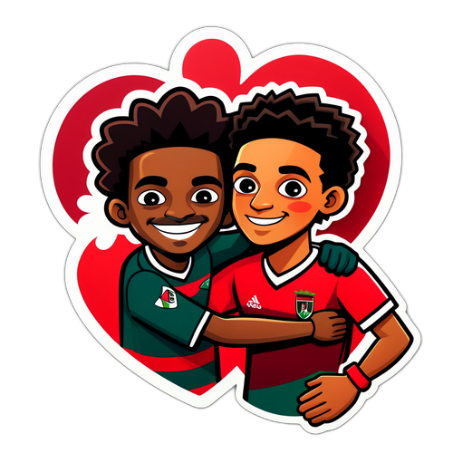 Adesivo da Paz entre Torcedores do Flamengo e Fluminense