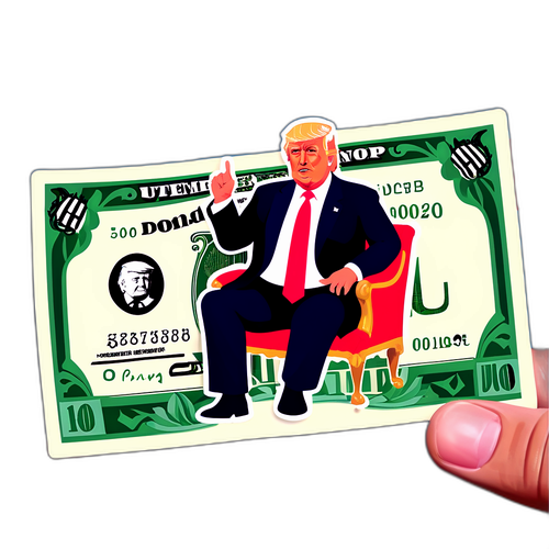 Trump auf Banknote