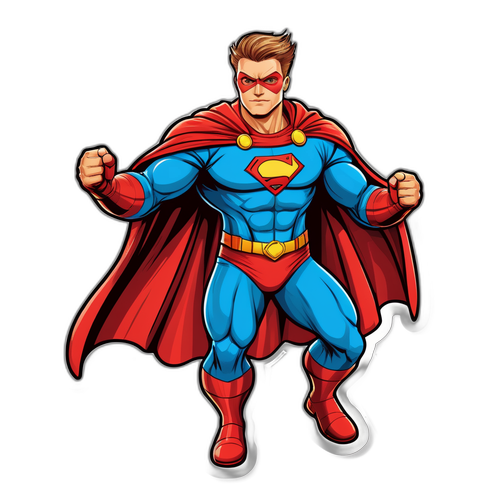 Superbohater z imponującym kapturem