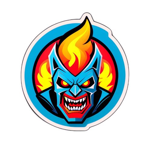 Thiết kế sticker phong cách retro cho Riot