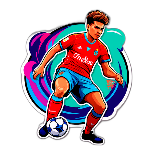 Stiker Alejandro Garnacho Dalam Aksi