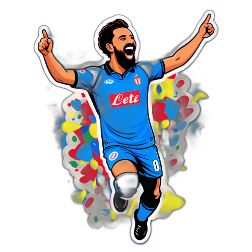 Kiongozi wa Napoli FC Akisherehekea Goli