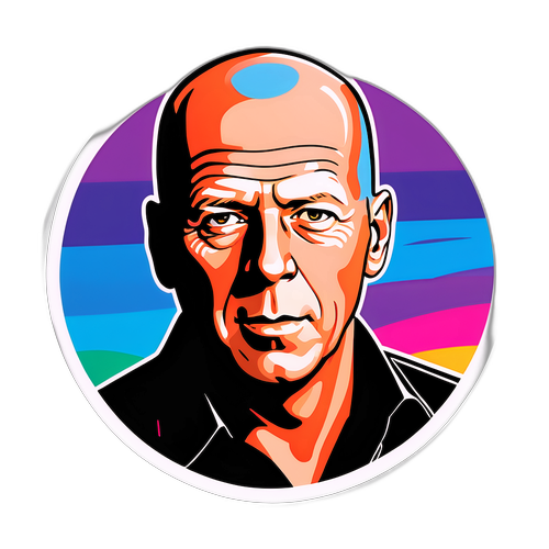 Sticker Tribute kepada Bruce Willis
