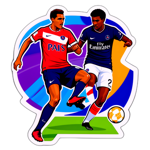 Värikäs taistelu Toulouse ja PSG pelaajien välillä
