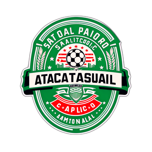 Retro São Paulo vs Atlético Nacional Sticker
