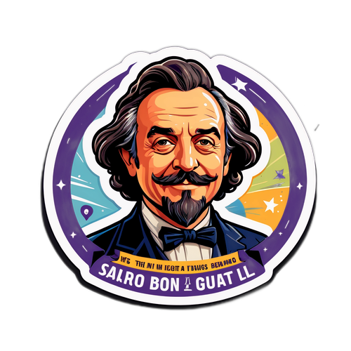 Sticker de Cita Famosa de Sarlo