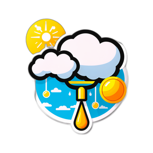 天気予報をテーマにしたイラスト