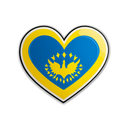 Friedenssymbol für die Ukraine