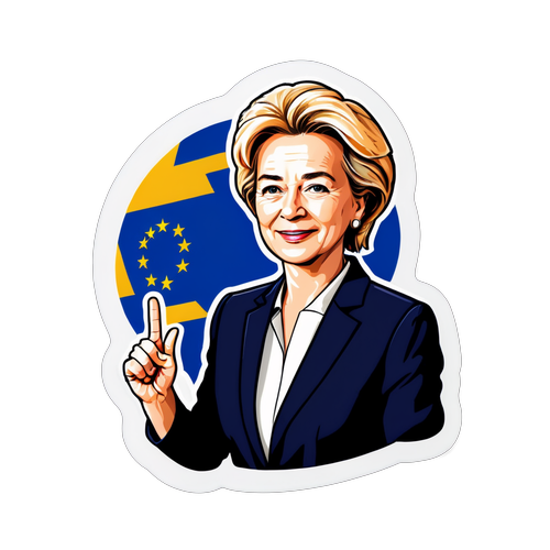 Ursula von der Leyen: Simbolul Uniunii în Culori și Mesaje de Unitate!