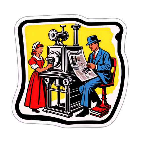 Retro Aftenbladet Klistremerke