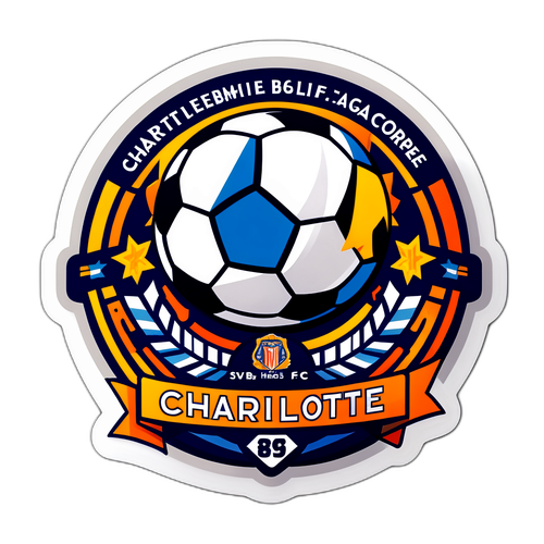 Desain Stiker Pertandingan Charlotte FC vs. Juárez
