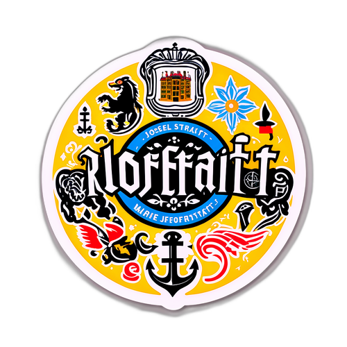 Marie Rötzer und Josefstadt Aufkleber