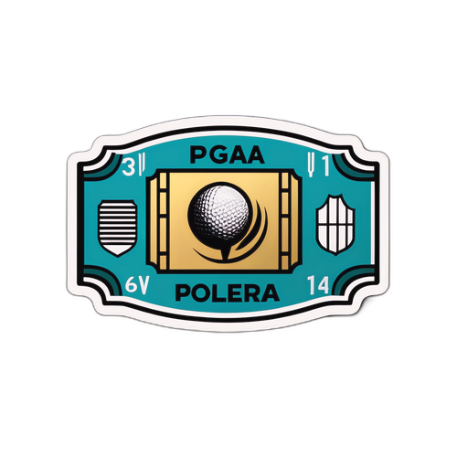 PGA 대회 기념 티켓 디자인 스티커