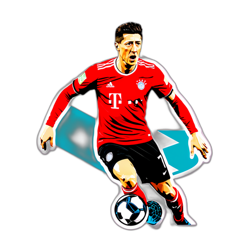 Moment legendar cu Lewandowski