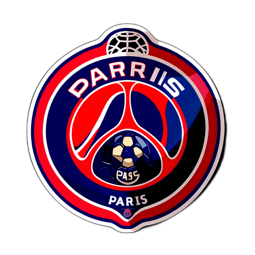 Vintage PSG Sticker