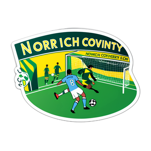 Spannende Live Voetbalwedstrijd Stickers