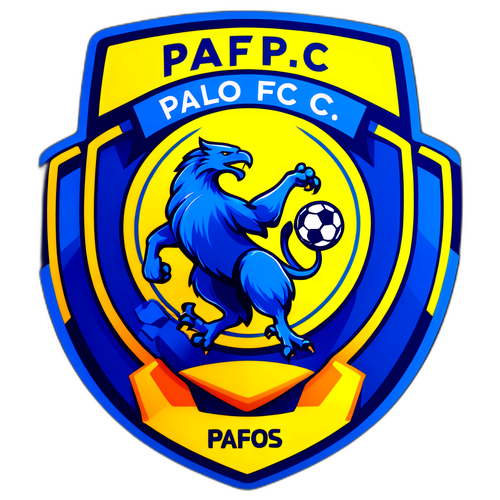 Αυτοκόλλητο με το λογότυπο της Πάφου FC