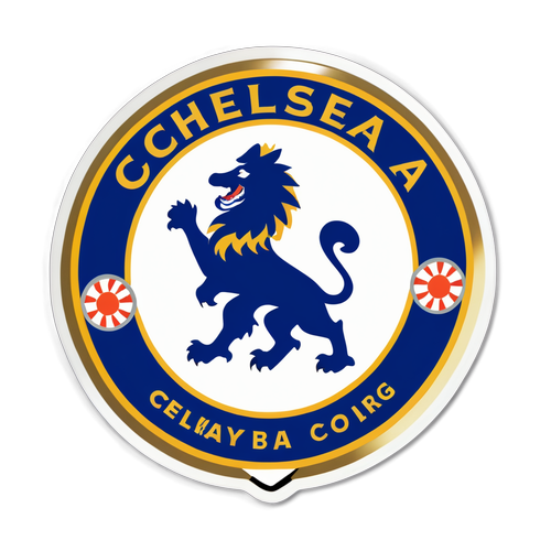 Unleash the Excitement! Chelsea vs. Barrow: Desain Stiker Bold yang Menggambarkan Semangat Biru dan Putih!