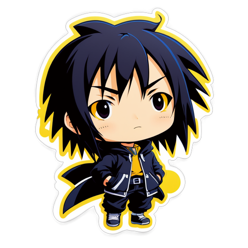 カジュアルデザインのIkuto Kawai風キャラクター
