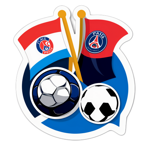 Autocolant Promo PSG - Strasbourg