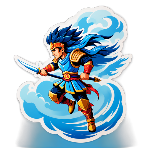 風の戦士のイラスト