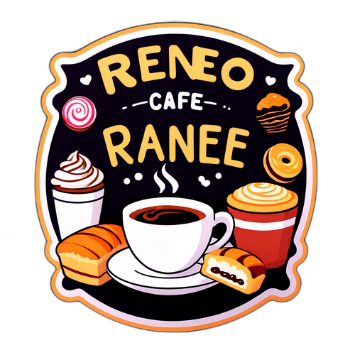 Sticker ng Cozy Cafe