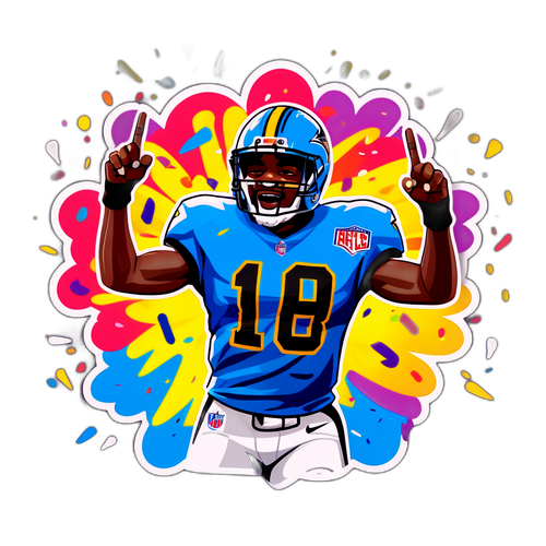 Touchdown Celebration Sticker