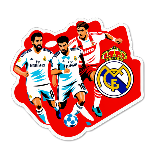 Fodboldkamp mellem Real Madrid og Girona