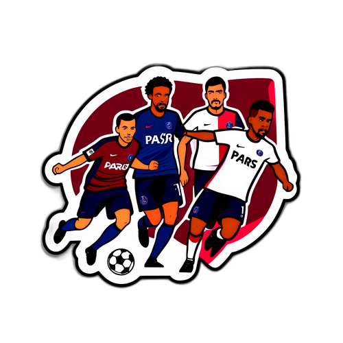 Stiker Seronok PSG vs Metz