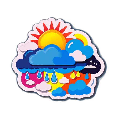 Sticker ng Pagtaya ng Panahon