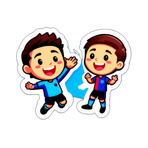 ผู้เล่นดีใจหลังจากได้รับบอล