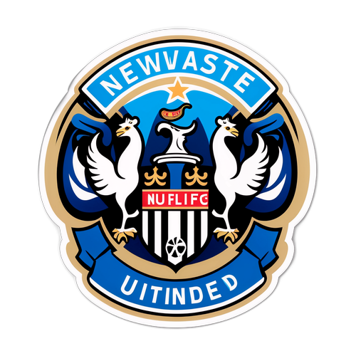 Gabungan Logo Newcastle United dan Tottenham