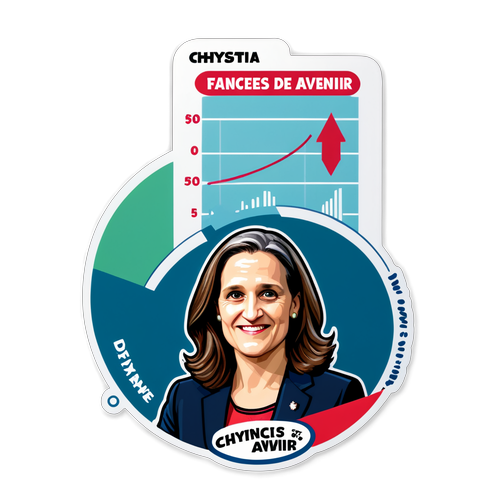 Autocollant Chrystia Freeland - Finances de l'avenir