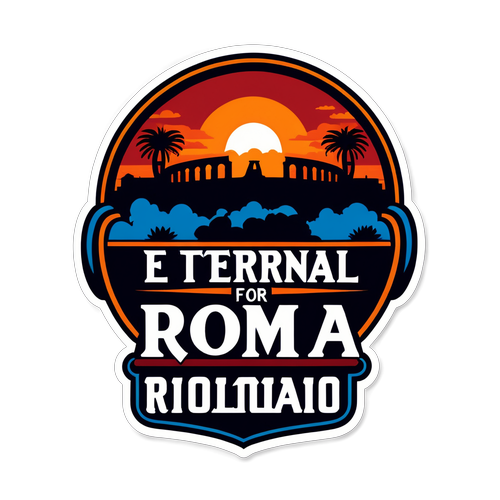 Cinta Abadi untuk Roma: Stiker Menakjubkan dengan Sunset yang Memikat!