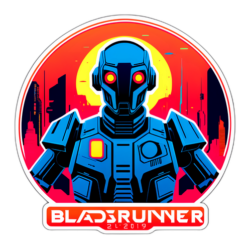 Sticker geïnspireerd door Blade Runner 2049
