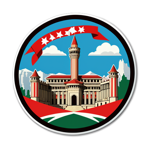 Unlock the Hidden Treasures of Ankara: A Stunning Sticker Celebrating Its Landmarks!