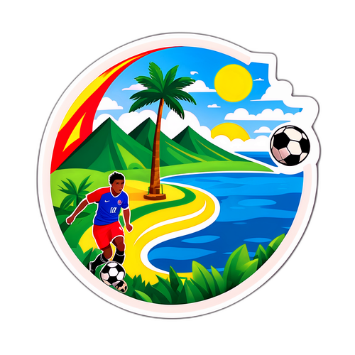 Stiker Tematik Lanskap Ceara vs Bahia