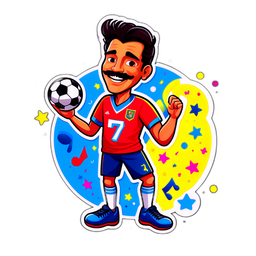 फुटबॉल और संगीत का जादुई पात्र