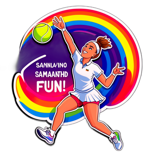 Stiker Kartun Aryna Sabalenka