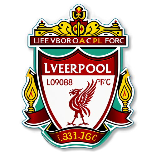 Liverpool FC Emblem Med Fotboll