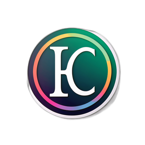 Adesivo Minimalista com Iniciais 'BC'