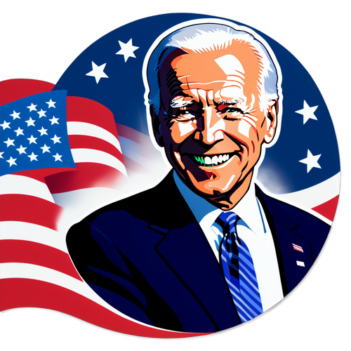 Generøs Patriotisme: Joe Biden Stråler af Håb med Det Amerikanske Flag!