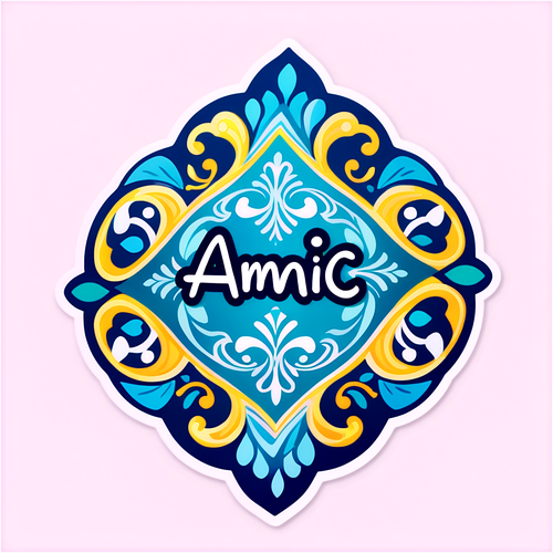 Sticker Elegante 'Amici 23'