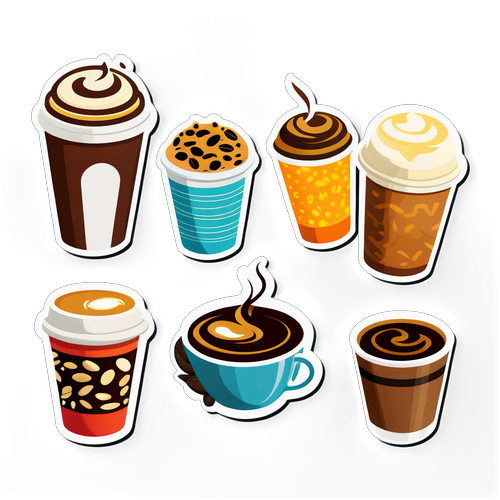 Coffee Lover's Sticker Collection
