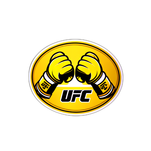 UFC Arany Kesztyűs Matricák